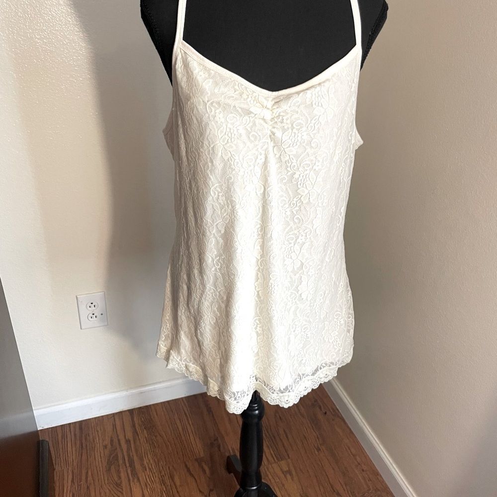 Lace tank